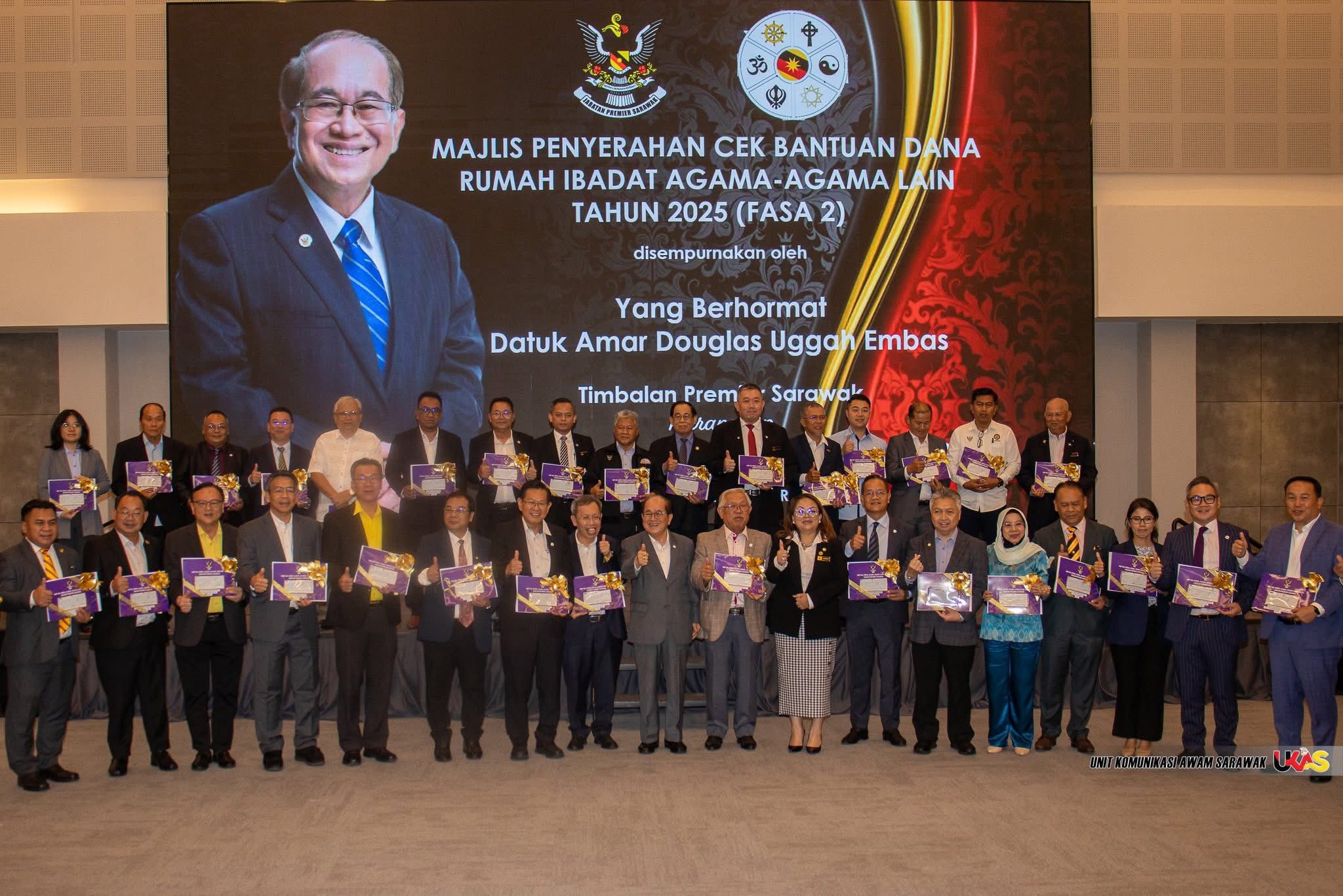 砂政府发放1907万拨款推动107宗教场所建设- TVS