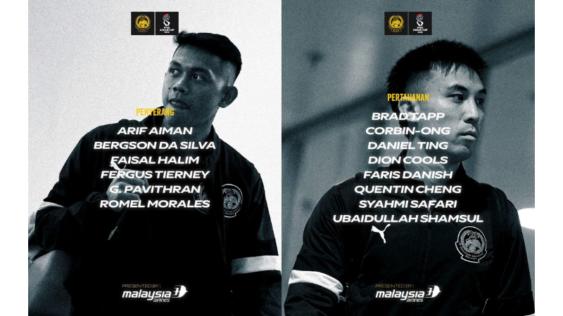 FAM umum senarai 23 pemain skuad Harimau Malaya ke Piala ASEAN FIFA 2026
