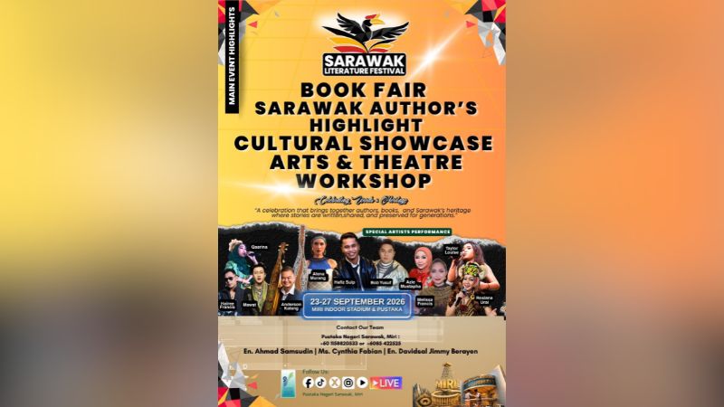 Sarawak Literature Festival 2026 angkat karya tempatan, sokong aspirasi miri ke arah bandar kesusasteraan UNESCO