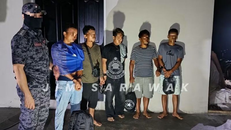 25 individu ditahan dalam operasi imigresen di Kuching