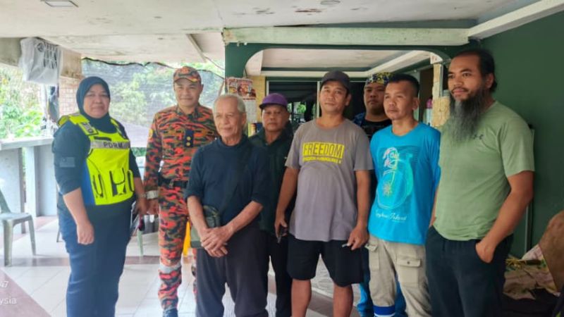 Warga emas dikhuatiri sesat ditemui selamat di rumah