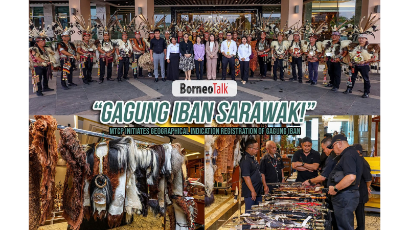 Gagung Iban Sarawak dalam proses pendaftaran Petunjuk Geografi