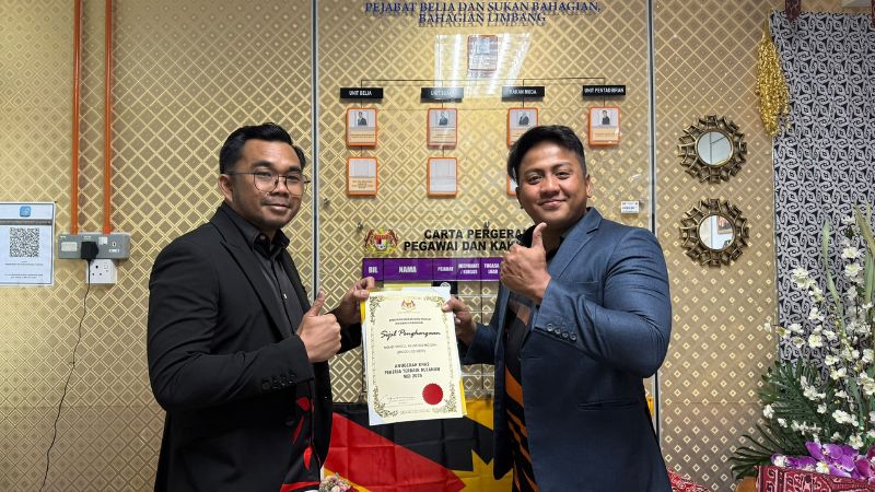Pegawai JBSN Limbang wakili Malaysia ke TAB 2026