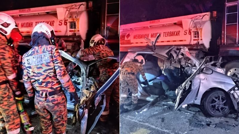 Empat maut, kemalangan lima kenderaan di Jalan Sepanggar
