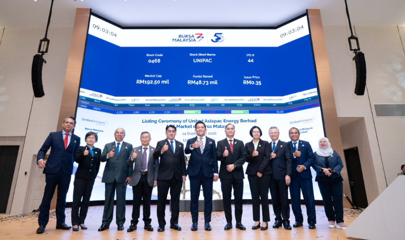 United Asiapac catat pencapaian pertama sasaran tiga syarikat Bumiputera Sarawak di Bursa Malaysia