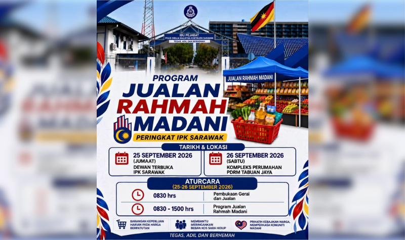 Jualan Rahmah MADANI IPK Sarawak tawar barangan harga berpatutan