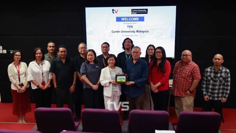 TVS, Universiti Curtin Malaysia perkukuh kerjasama hasilkan kandungan kreatif Zon Utara Sarawak