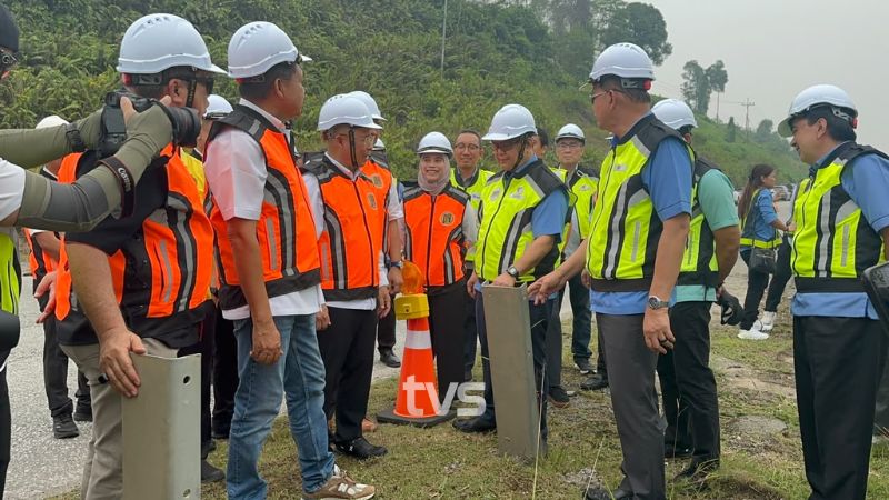 RM119 juta naik taraf Redline Pan Borneo Sarawak