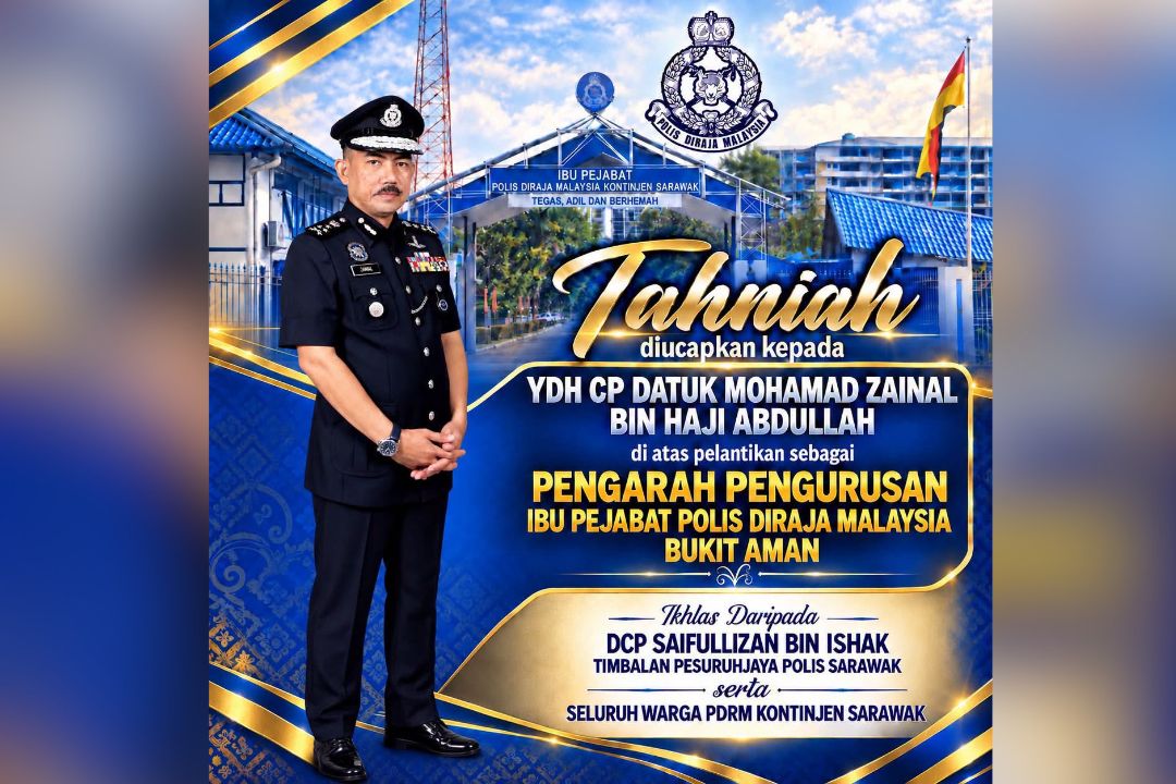 Pesuruhjaya Polis Sarawak dilantik Pengarah Pengurusan PDRM