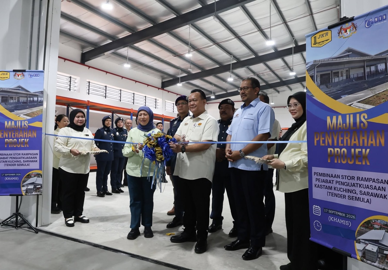 Stor baru Kastam Kuching ngemudah atur barang dirampas