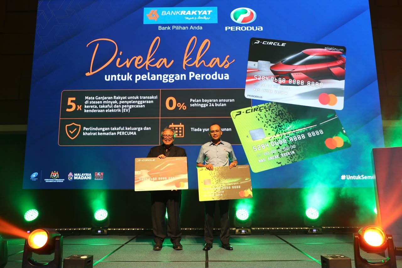 Perodua, Bank Rakyat lancar Credit Card-i khas pemilik kenderaan