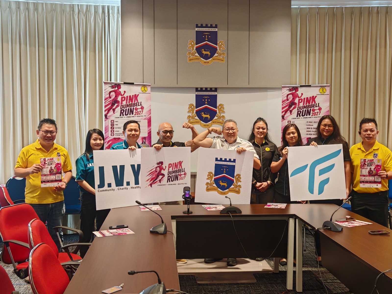 Pink Dumbbell Run 2027 galak gaya hidup sihat, sokong atlet Sarawak