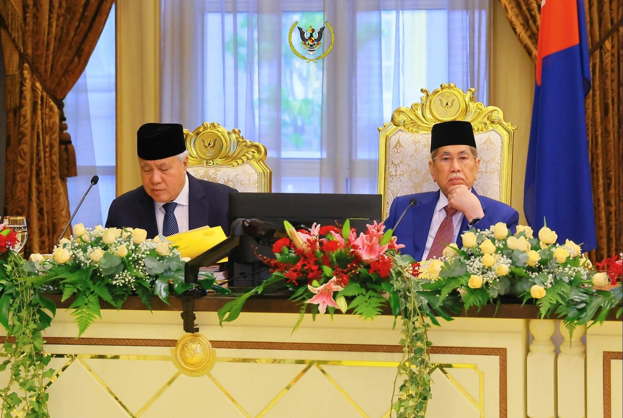 Tun Wan Junaidi attends the 273rd Meeting of the King's Council at the National Palace