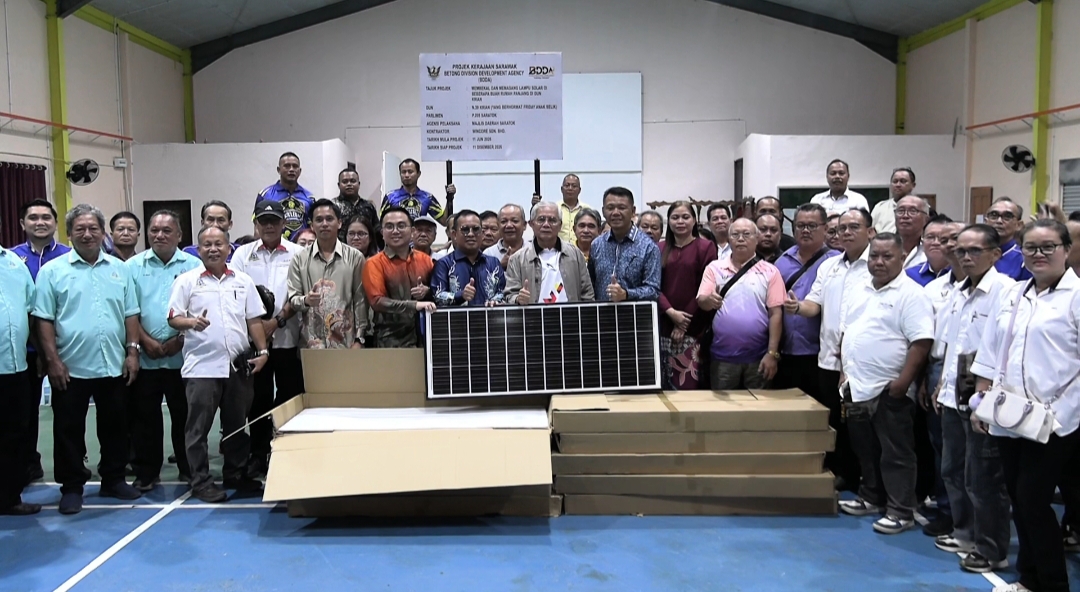 79 rumah panjang di Krian bakal nikmati pencahayaan lampu solar
