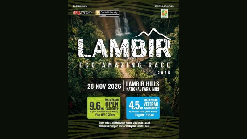 Lambir Eco Amazing Race 2026 sasar 400 peserta