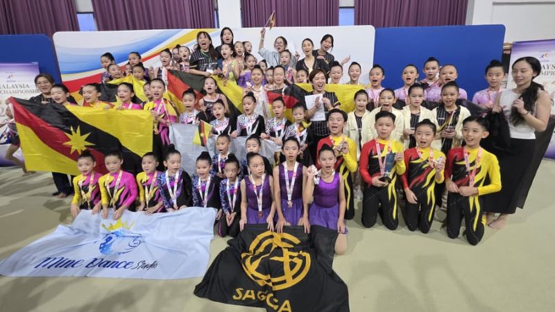 69 gimnas Sarawak gegar pentas kebangsaan