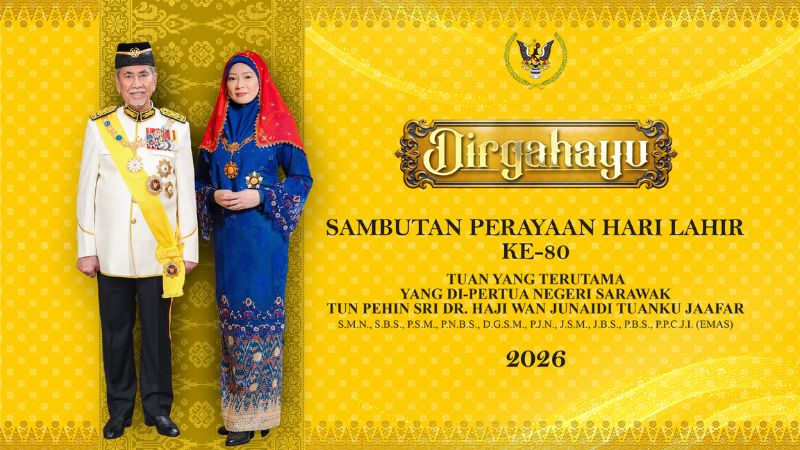 Four recipients were awarded the Dato Sri title on TYT Sarawak's Birthday