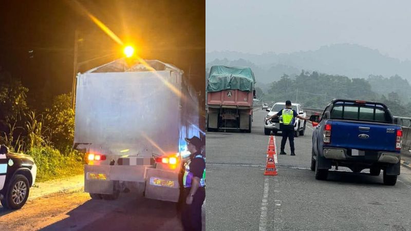 250 vehicles were inspected in JPJ operations at Kapit