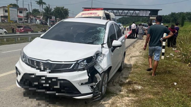 Student killed by a car while crossing the street in Bekenu