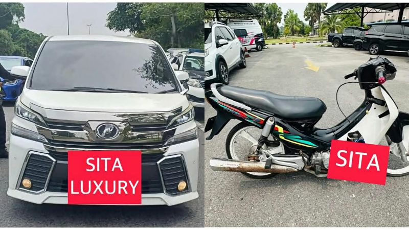 12 vehicles seized in a special operation in Kuching