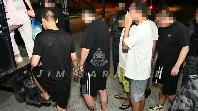 74 warga asing ditahan dalam operasi Imigresen di Kuching