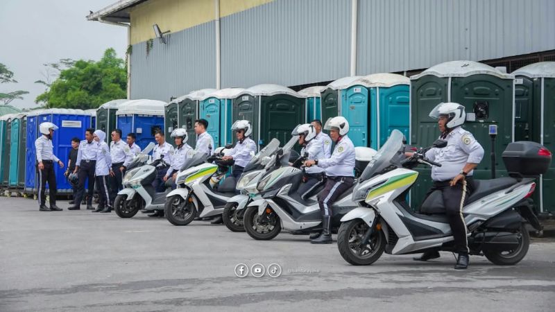 32 DBKU traffic warden joined the air-conditioning course
