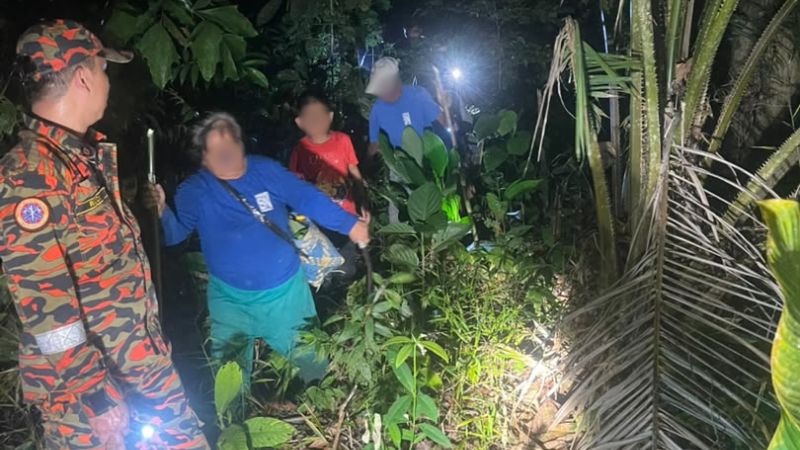 Dua lelaki sesat di hutan ditemui selamat