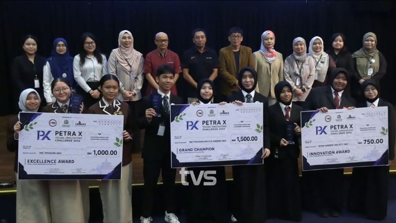 Datu High School is a PETRA X champion with an automatic irrigation system