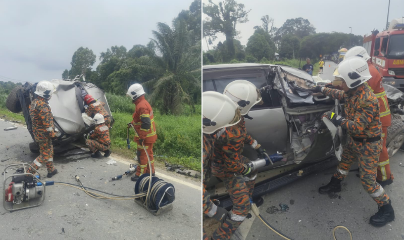 Golden Citizens Trapped in a Truck and Pickup Accident