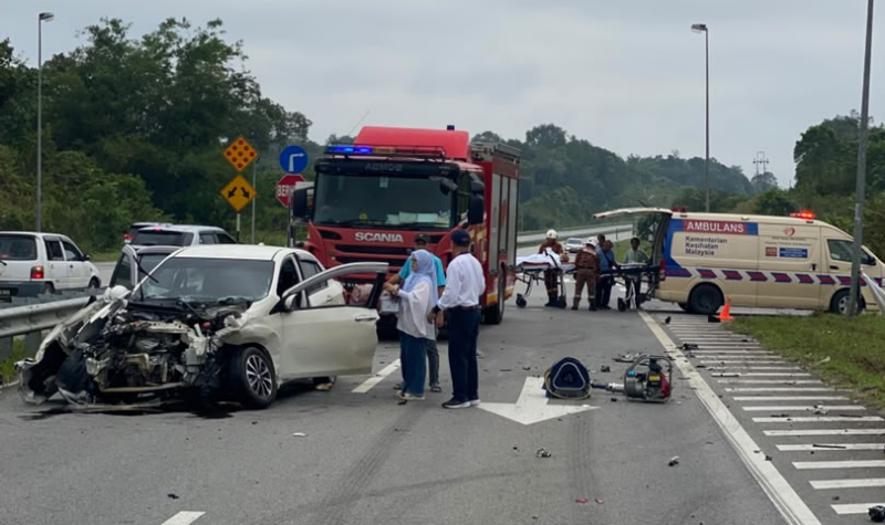 The Golden Citizen was involved in an accident at Saratok