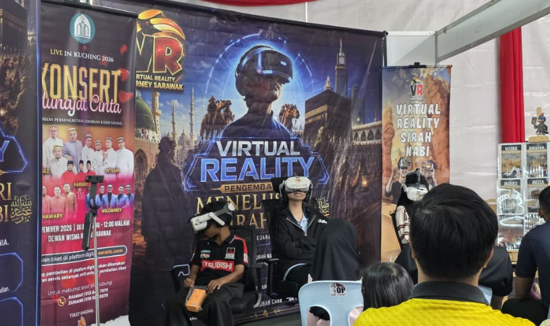Pameran VR kisah nabi tarik perhatian pengunjung di Sibu