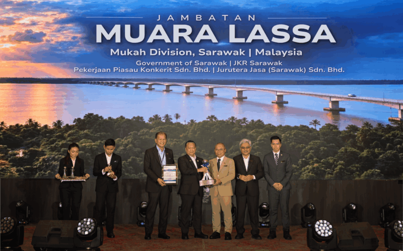 The Lassa Muara Bridge won the 2026 Road Engineering Award