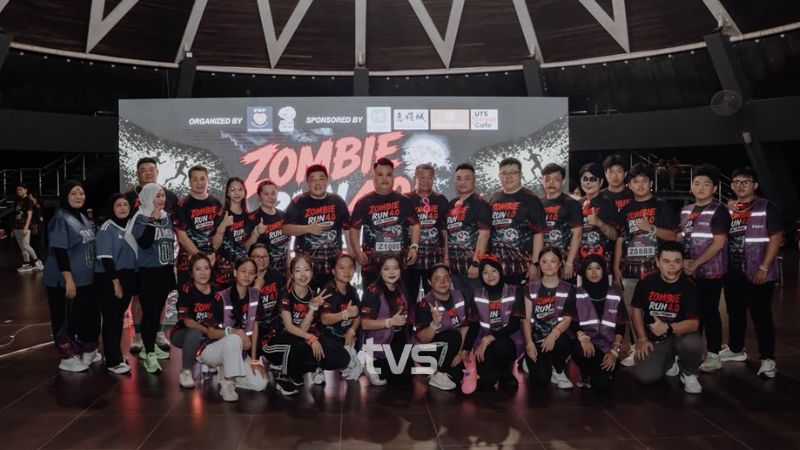 2,000 people are celebrating Zombie Run 4.0 in Sibu