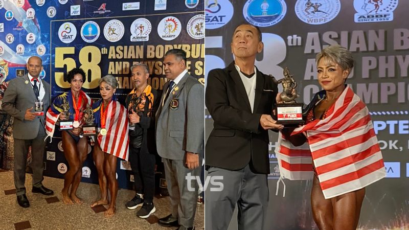 Sarawak women's bodybuilder to the world title in Laos