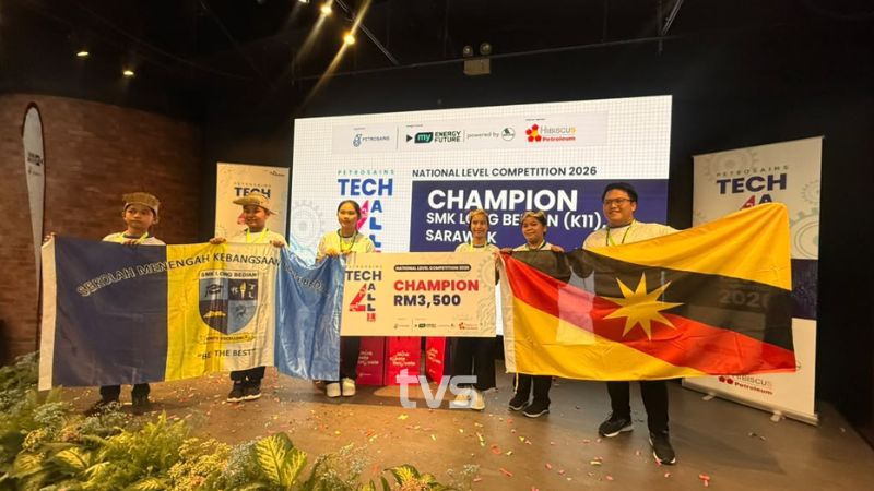 SK Long Bedian, Sarawak emerged as the champion of Petrosains Tech4All 2026