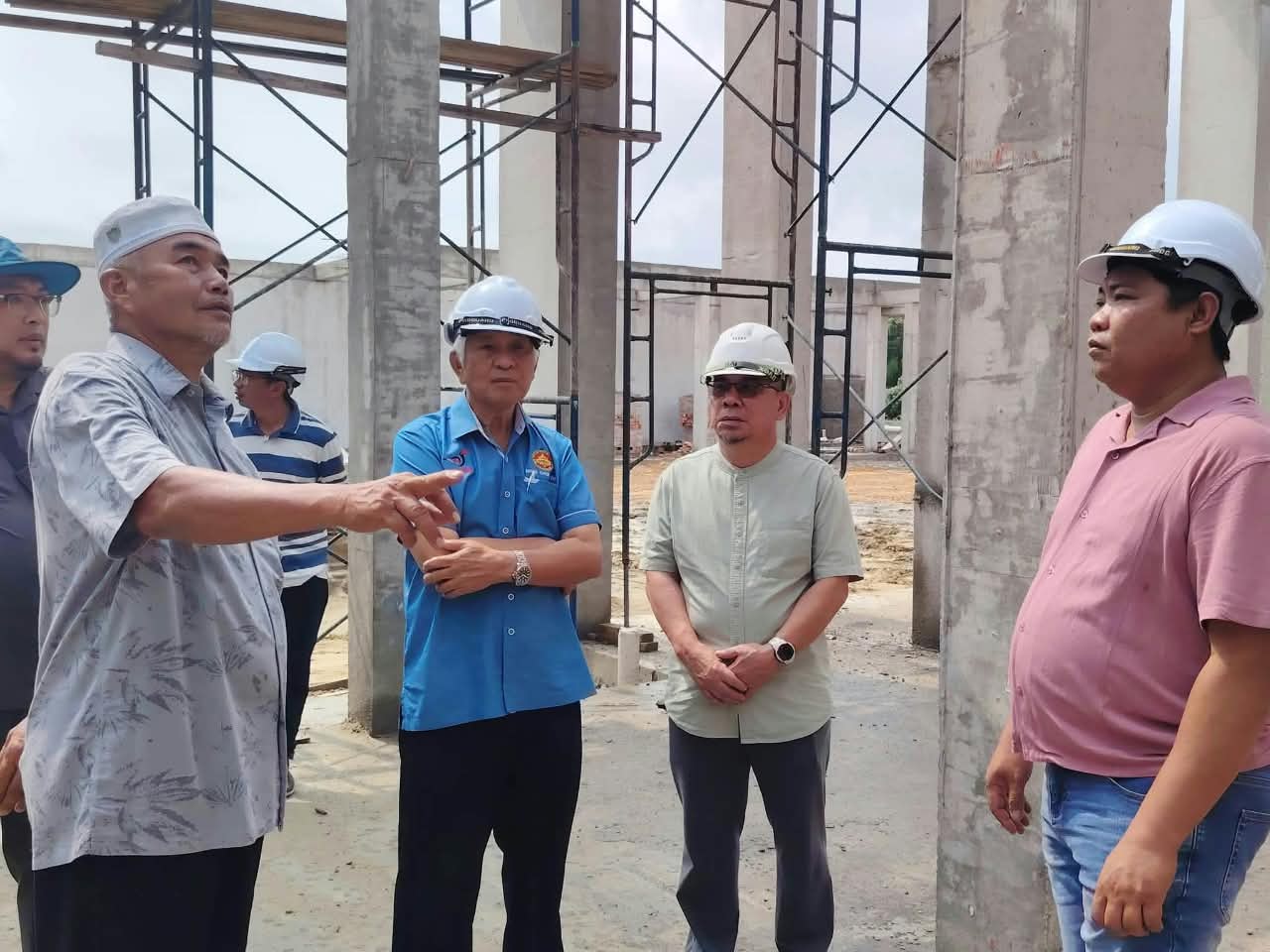 Mohd Chee pastikan pembinaan Masjid Baharu Kabong berjalan lancar