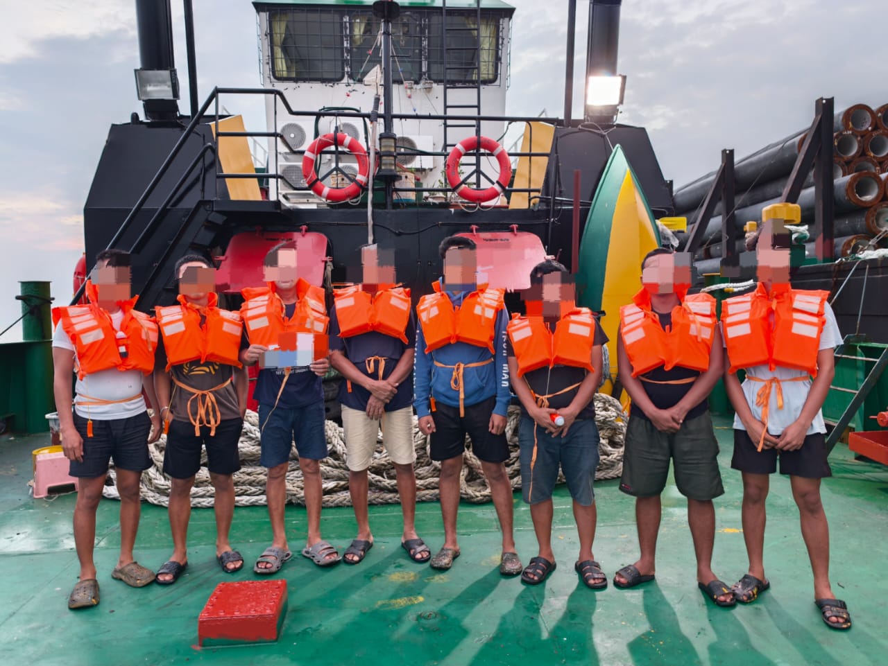 Boat delayed use of expired safety equipment arrested