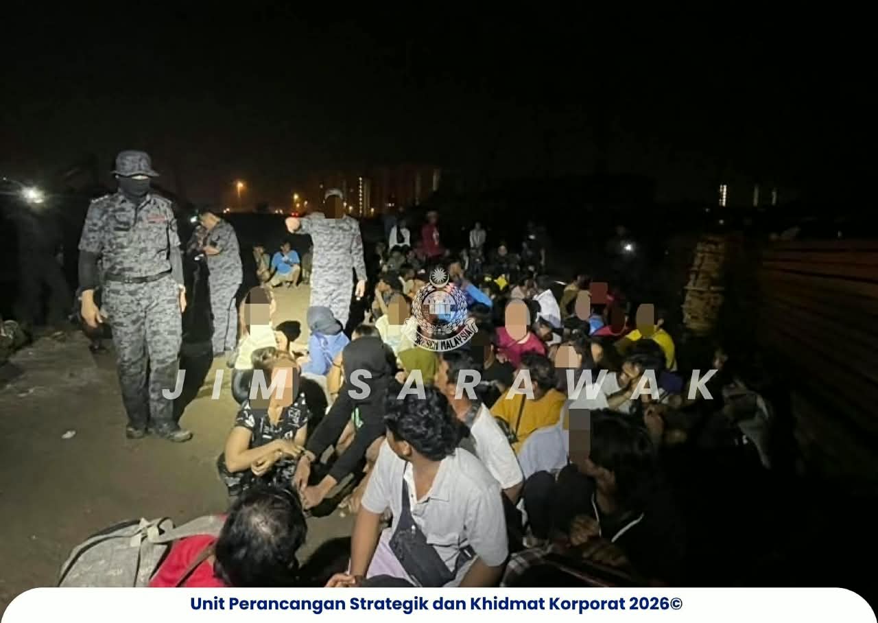 75 Indonesians detained in JIM Sarawak operation in Kuching